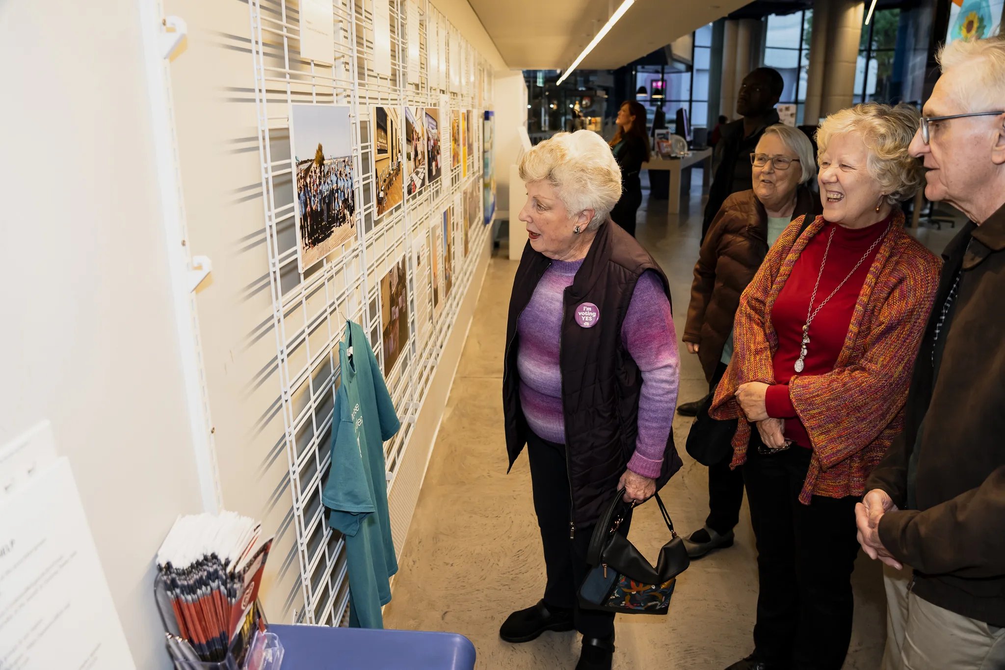 10 Years of CRAG Exhibition Launch at the Geelong Library.