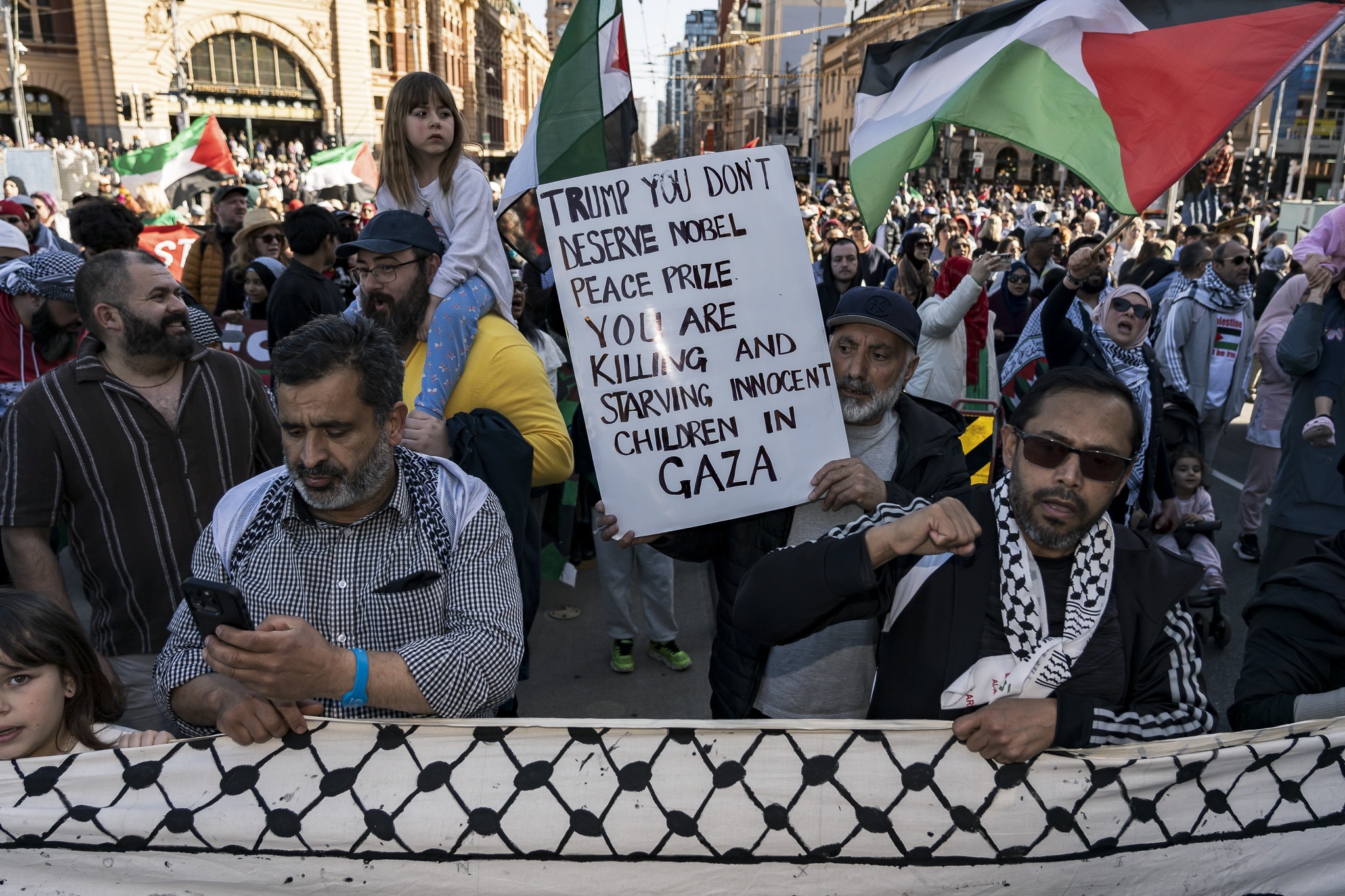 March for Palestine, 28 August 2025, Melbourne/Naarm.