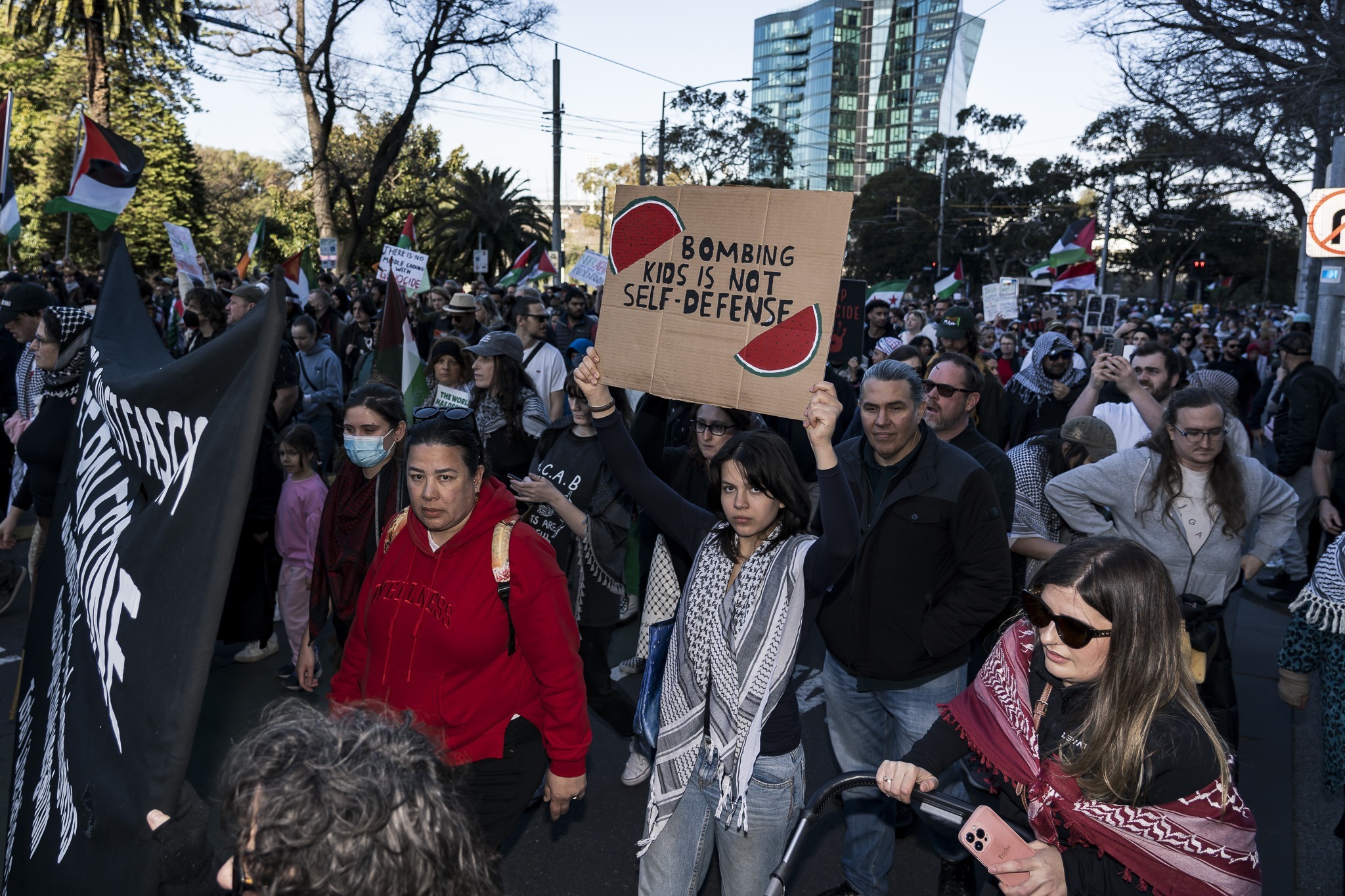 March for Palestine, 28 August 2025, Melbourne/Naarm.