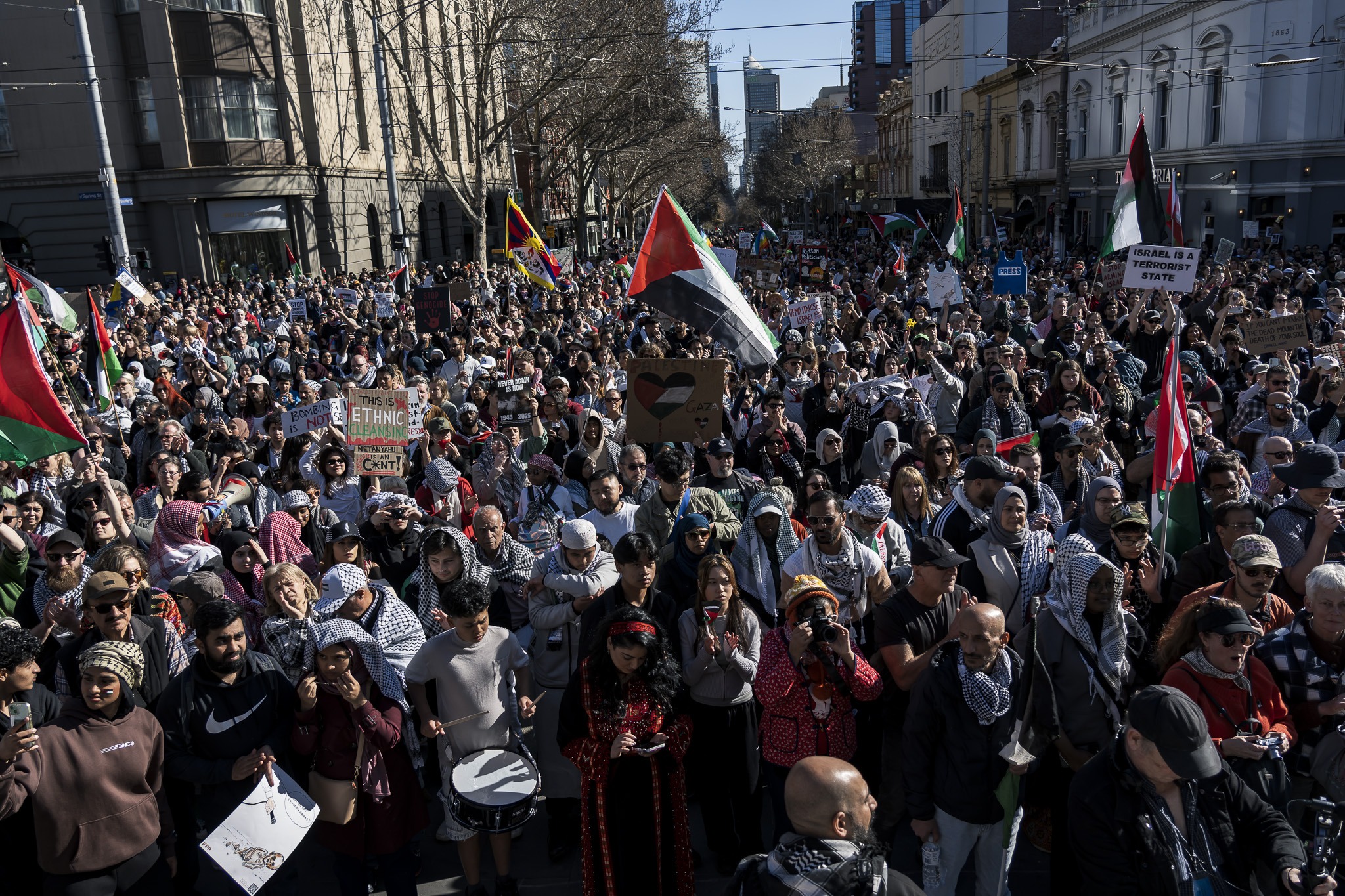 March for Palestine, 28 August 2025, Melbourne/Naarm.