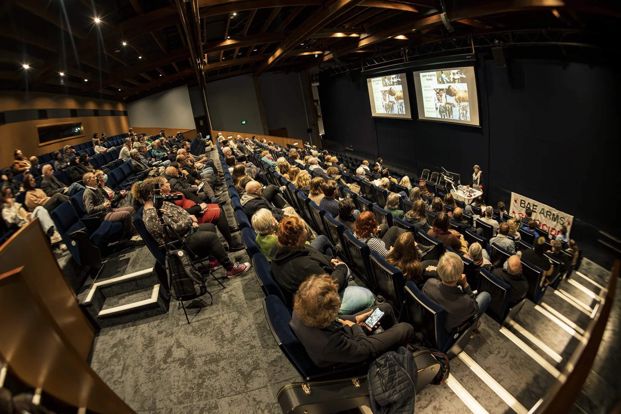 Mazin Qumsiyeh talk in Geelong