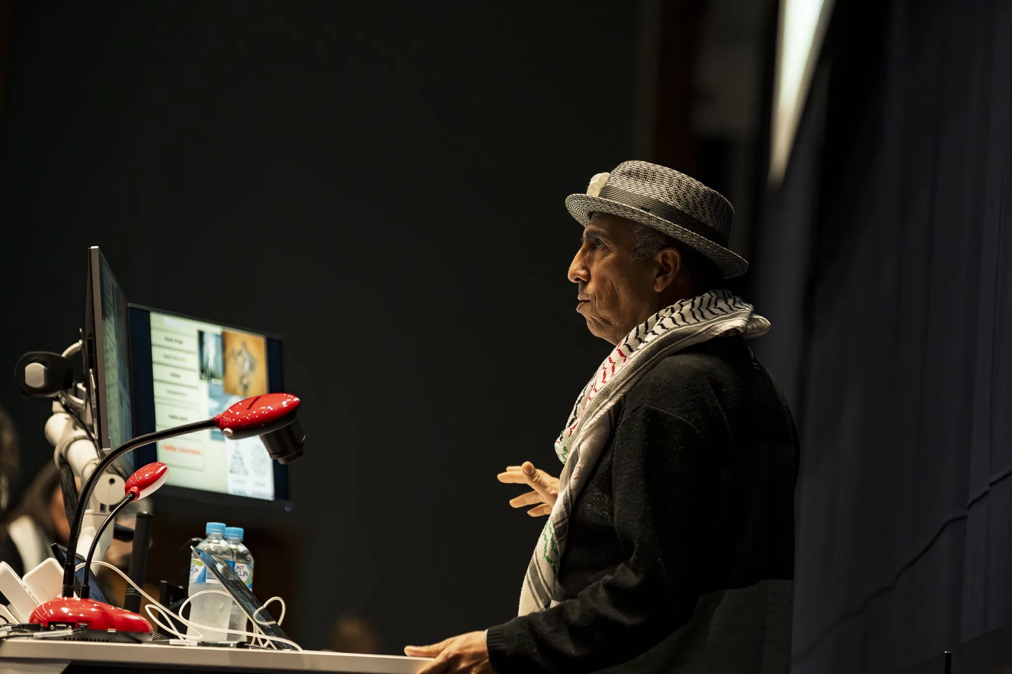 Mazin Qumsiyeh talk in Geelong