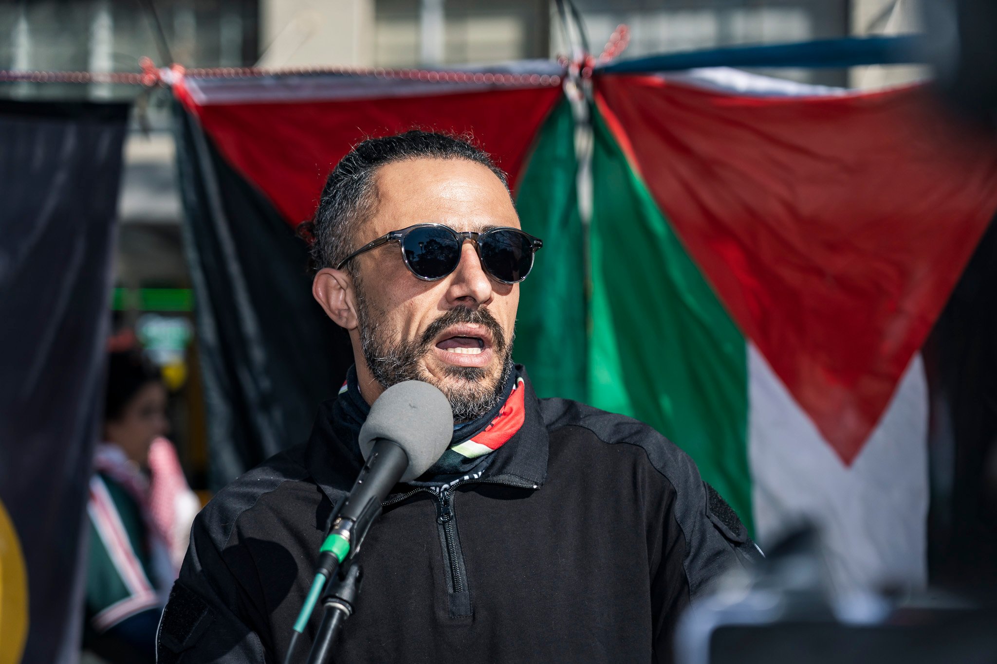 March for Humanity, Melbourne, starts at the State Library of Victoria with speeches.