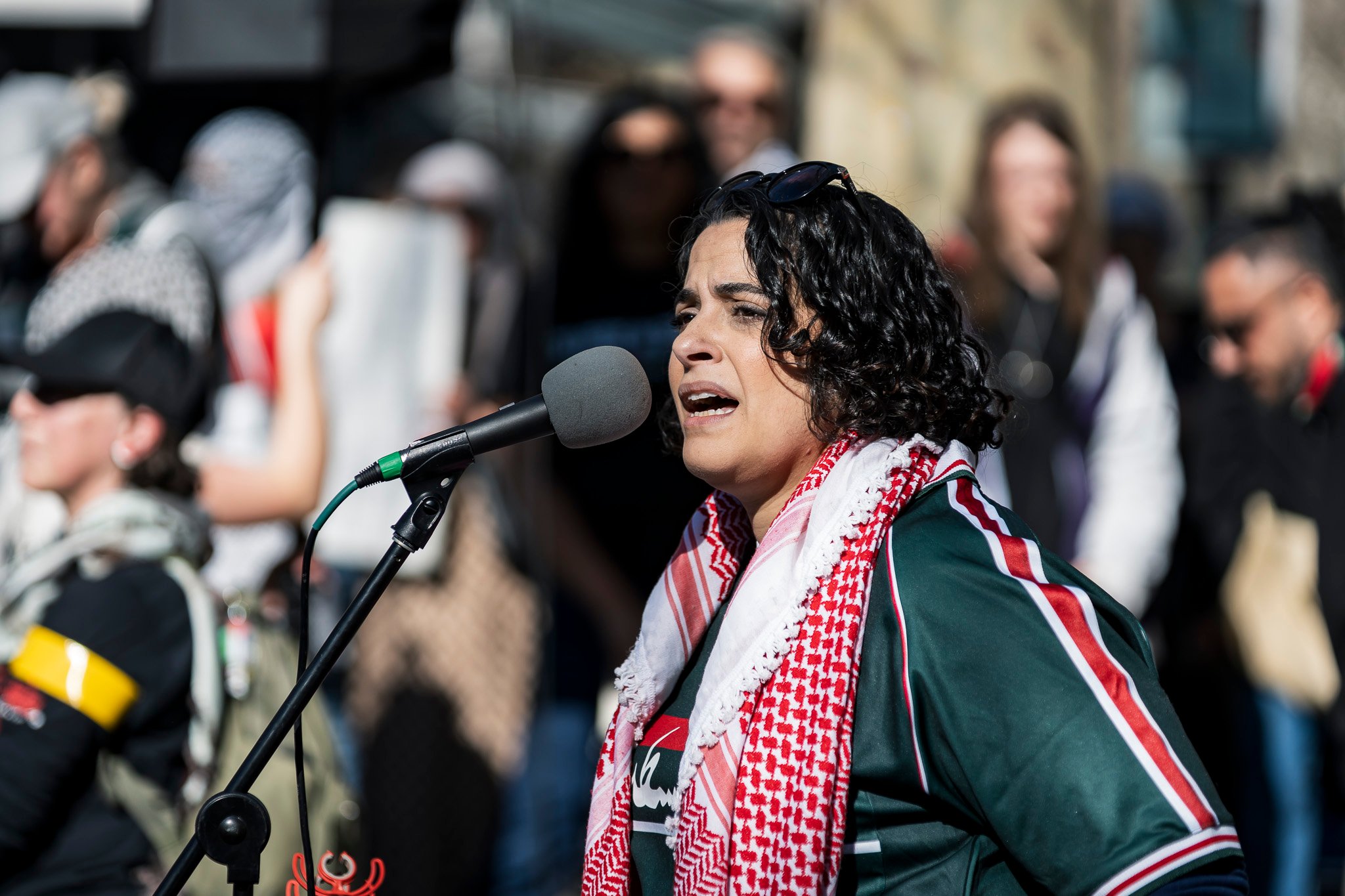 March for Humanity, Melbourne, starts at the State Library of Victoria with speeches.