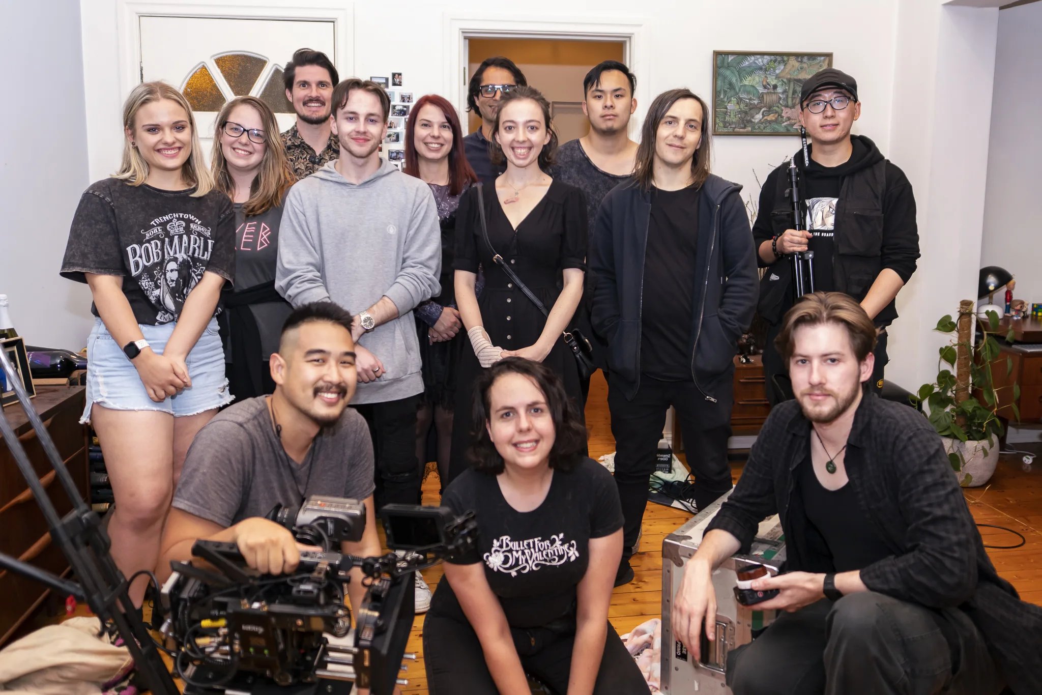 Catholic Guilt music video shoot - behind the scenes.