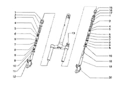 Přední vidlice (model 97-98-99)