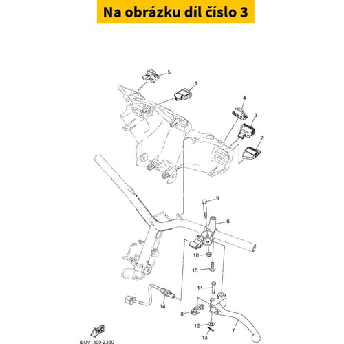 Hazard Flasher Switch 1GCH33620100