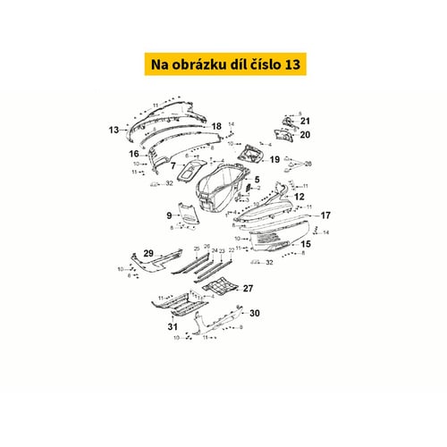 Upper Rh Rear Cover (G9) 787079G9