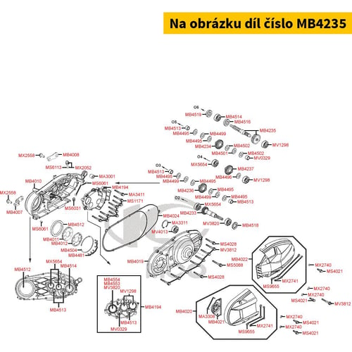 Getriebeausgangswelle MB4235