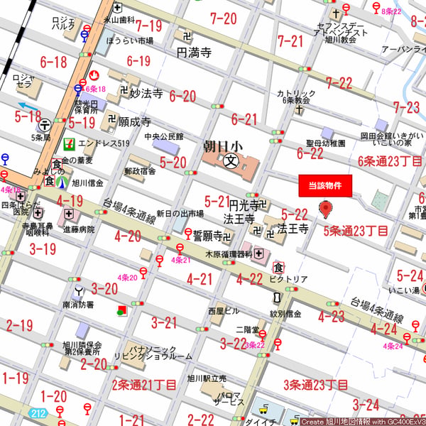 Property in 5 Jōdōri, Asahikawa – photo 6 of 6 – Asahikawa, Asahikawa, Hokkaido, Japan