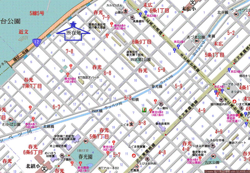 Property in Shunko, Asahikawa – photo 2 of 3 – Asahikawa, Asahikawa, Hokkaido, Japan