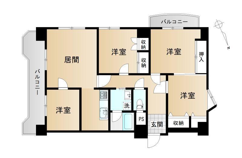 Condo in 3 Jōdōri, Asahikawa – photo 2 of 22 – Asahikawa, Asahikawa, Hokkaido, Japan