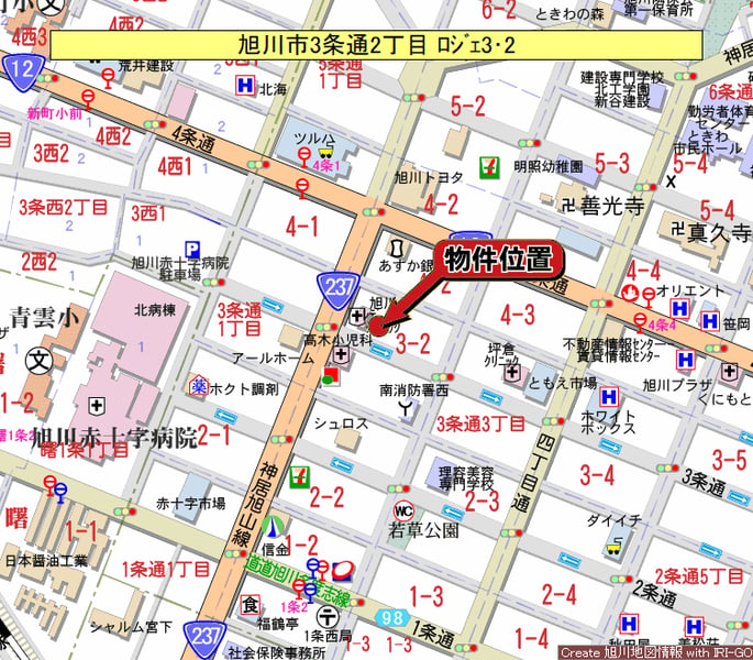Condo in 3 Jōdōri, Asahikawa – photo 3 of 22 – Asahikawa, Asahikawa, Hokkaido, Japan