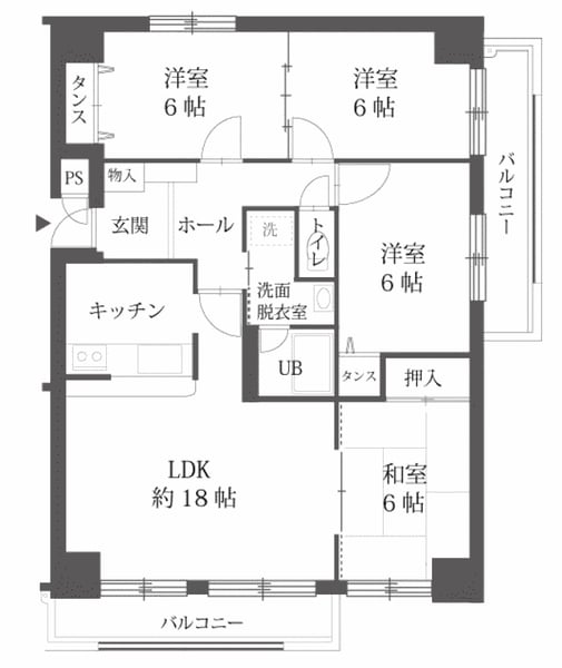 Condo – photo 2 of 6 – Asahikawa, Hokkaido, Hokkaido, Japan
