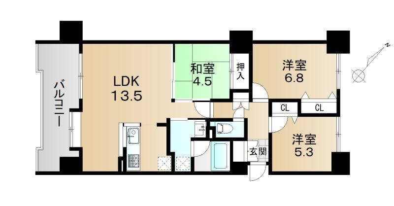 Condo in 9 Jōdōri, Asahikawa – photo 2 of 3 – Asahikawa, Asahikawa, Hokkaido, Japan