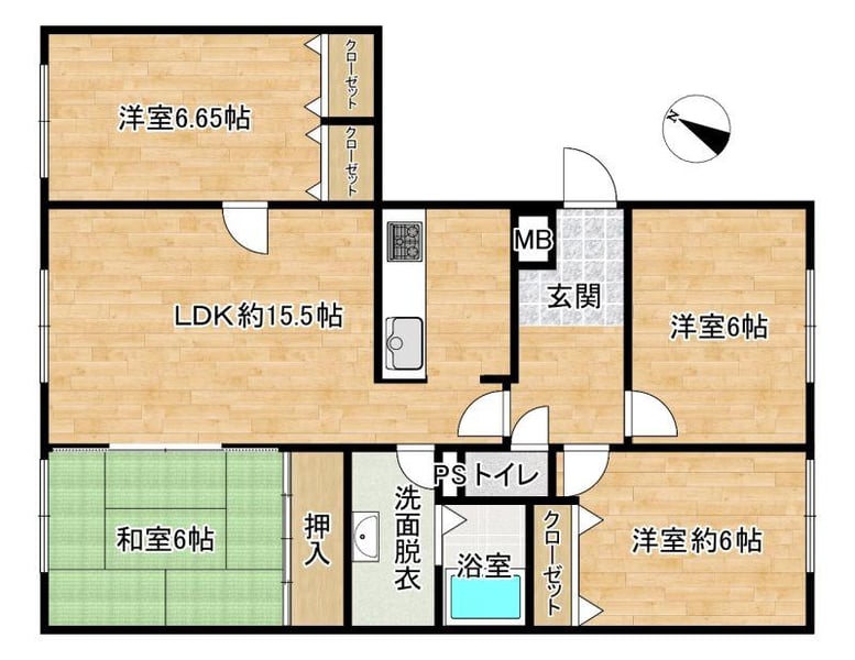 Condo in Shunko, Asahikawa – photo 2 of 15 – Asahikawa, Asahikawa, Hokkaido, Japan