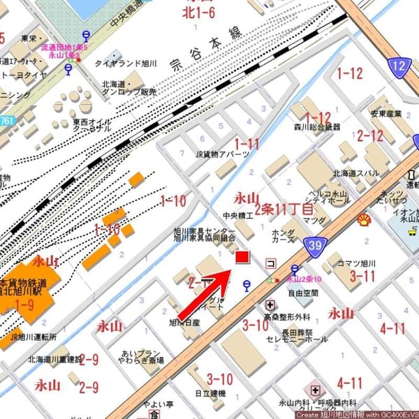Property in Nagayama, Asahikawa – photo 16 of 17 – Asahikawa, Asahikawa, Hokkaido, Japan