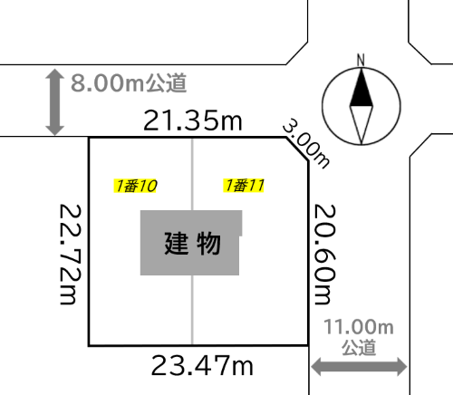 Land in 11 Jōdōri, Asahikawa – photo 2 of 7 – Asahikawa, Asahikawa, Hokkaido, Japan