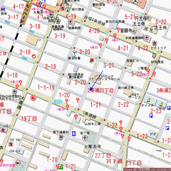Land in 2 Jōdōri, Asahikawa – photo 3 of 5 – Asahikawa, Asahikawa, Hokkaido, Japan