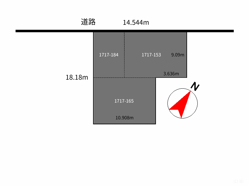 Land in 6 Jodori, Asahikawa – photo 2 of 4 – Asahikawa, Asahikawa, Hokkaido, Japan