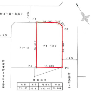 Land in Higashimachi, Kamifurano