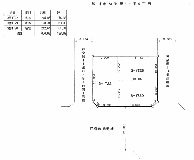 Land in Kaguraoka, Asahikawa – photo 2 of 3 – Asahikawa, Kamikawa, Hokkaido, Japan