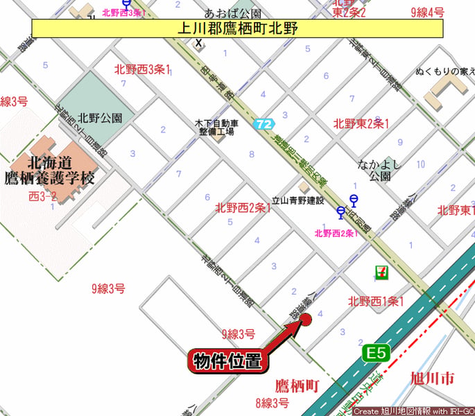 Land in Kitano Nishi, Takasu – photo 3 of 10 – Takasu, Asahikawa, Hokkaido, Japan