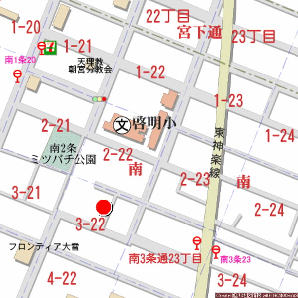 Land in Minami 3 Jodori, Asahikawa – photo 3 of 3 – Asahikawa, Asahikawa, Hokkaido, Japan