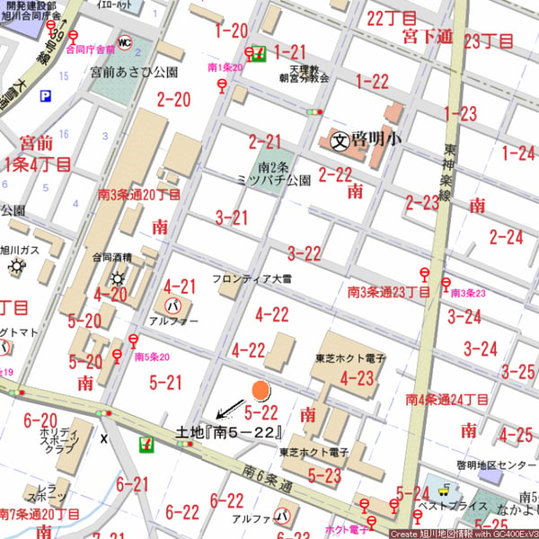 Land in Minami 5 Jōdōri, Asahikawa – photo 3 of 3 – Asahikawa, Asahikawa, Hokkaido, Japan
