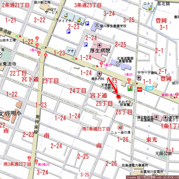 Land in Miyashitadori, Asahikawa – photo 3 of 3 – Asahikawa, Asahikawa, Hokkaido, Japan