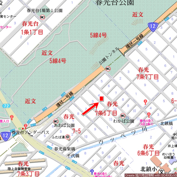 Land in Shunko, Asahikawa – photo 2 of 2 – Asahikawa, Asahikawa, Hokkaido, Japan