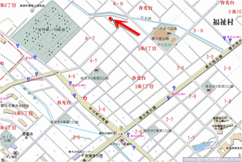 Land in Shunkodai, Asahikawa – photo 3 of 4 – Asahikawa, Asahikawa, Hokkaido, Japan