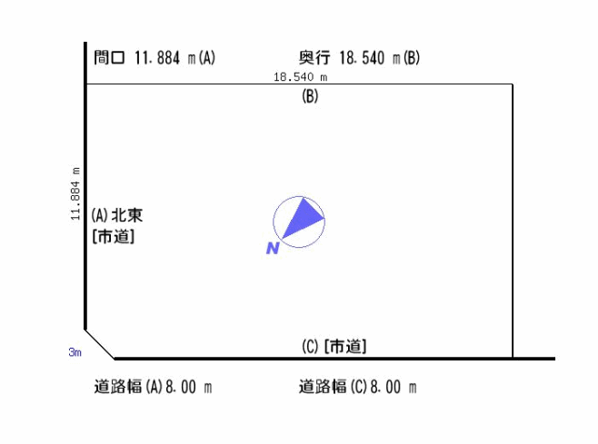 Land in Shunkodai, Asahikawa – photo 2 of 4 – Asahikawa, Asahikawa, Hokkaido, Japan