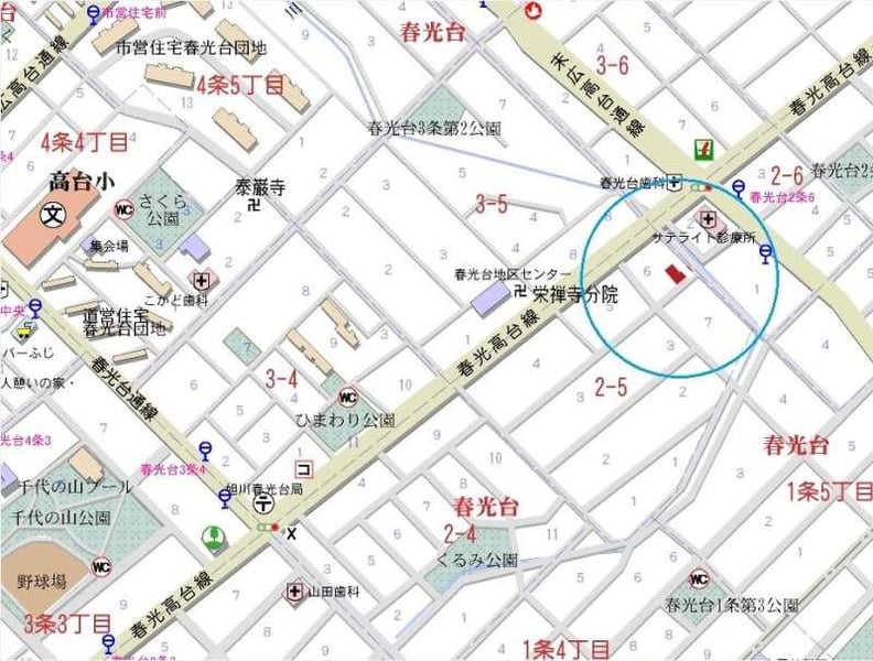 Land in Shunkōdai, Asahikawa – photo 3 of 3 – Asahikawa, Asahikawa, Hokkaido, Japan