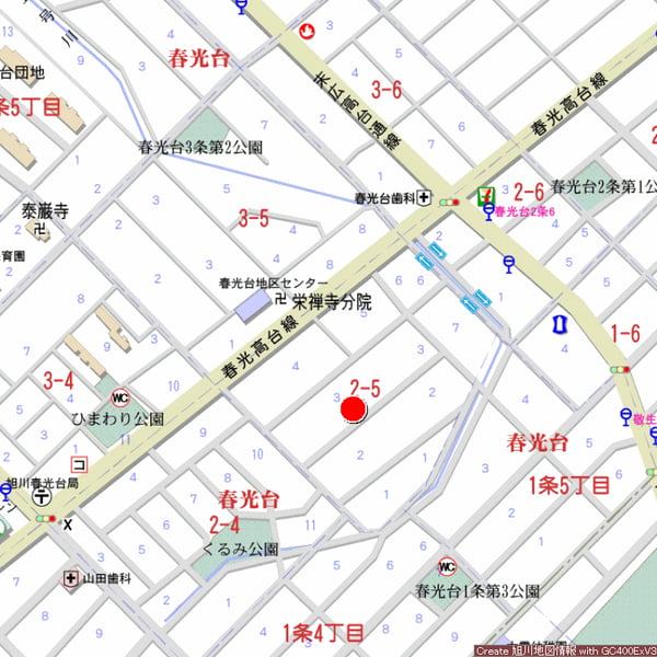 Land in Shunkōdai, Asahikawa – photo 3 of 3 – Asahikawa, Asahikawa, Hokkaido, Japan