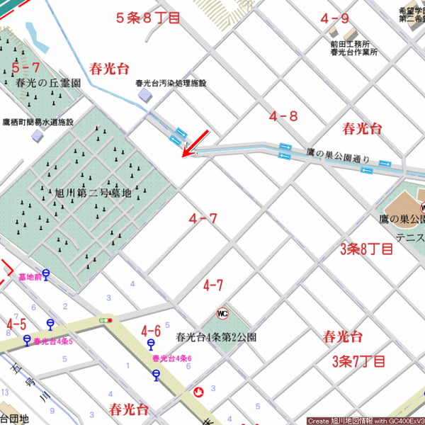 Land in Shunkodai, Asahikawa – photo 2 of 2 – Asahikawa, Asahikawa, Hokkaido, Japan