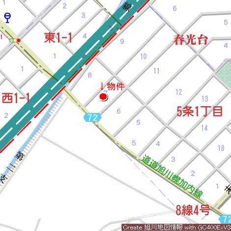 Land in Shunkodai, Asahikawa – photo 5 of 5 – Asahikawa, Asahikawa, Hokkaido, Japan