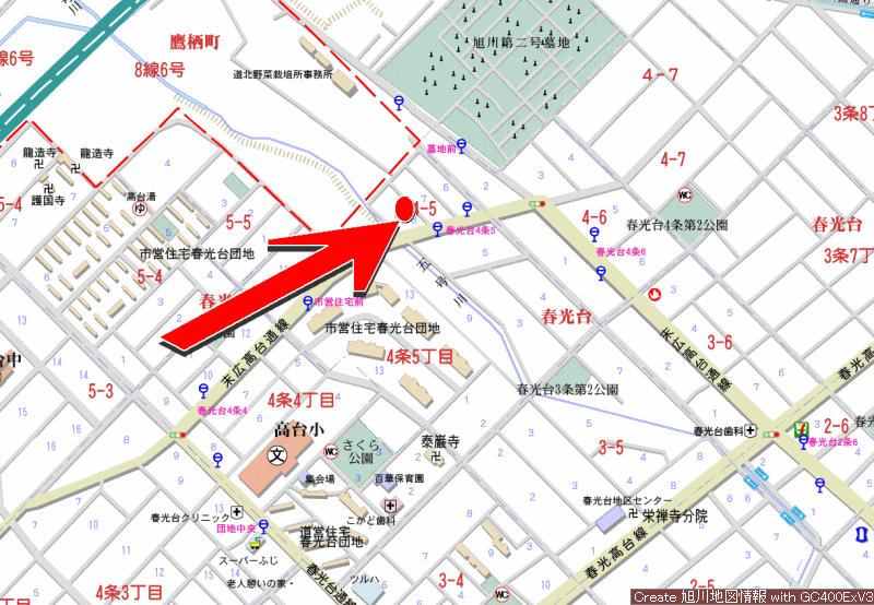 Land in Shunkodai, Asahikawa – photo 3 of 5 – Asahikawa, Asahikawa, Hokkaido, Japan