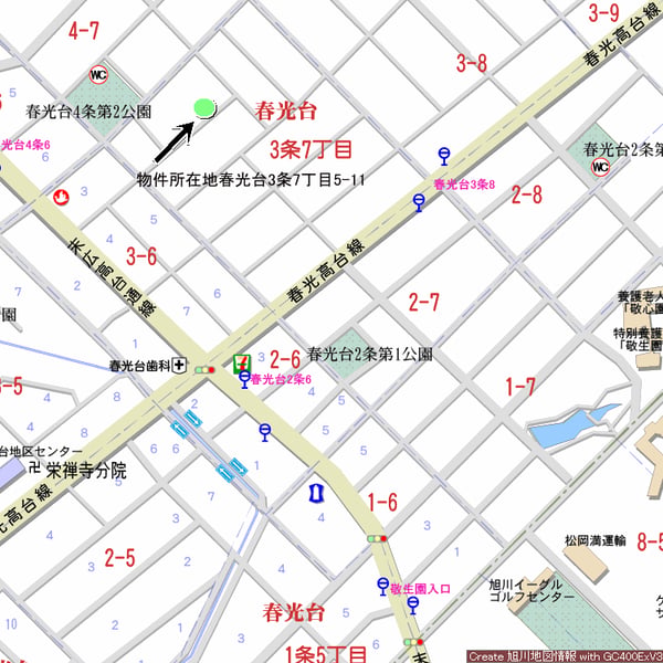 Land in Shunkōdai, Asahikawa – photo 3 of 4 – Asahikawa, Asahikawa, Hokkaido, Japan