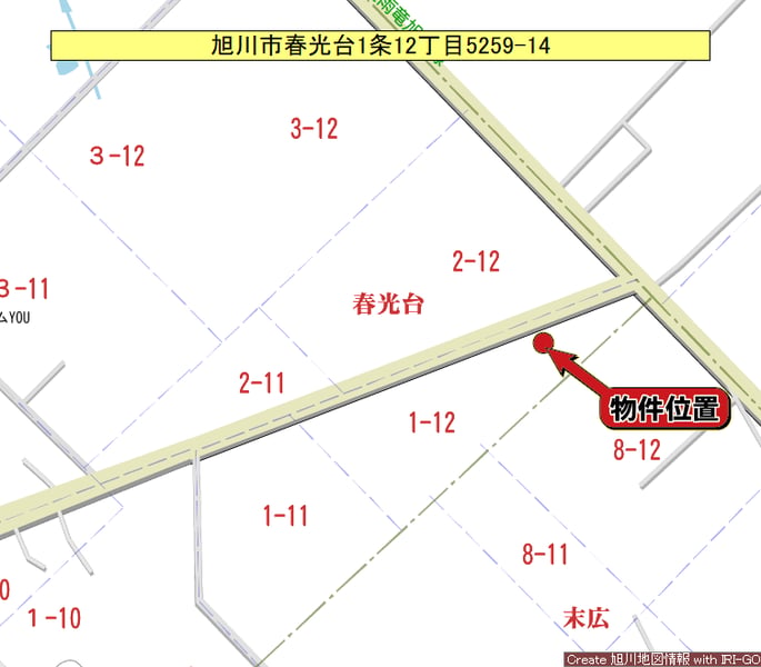Land in Shunkōdai, Asahikawa – photo 3 of 7 – Asahikawa, Kamikawa, Hokkaido, Japan