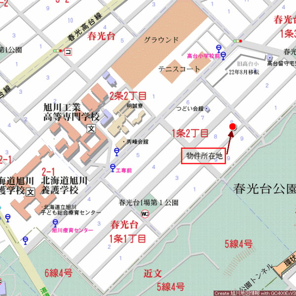 Land in Shunkōdai, Asahikawa – photo 4 of 4 – Asahikawa, Asahikawa, Hokkaido, Japan