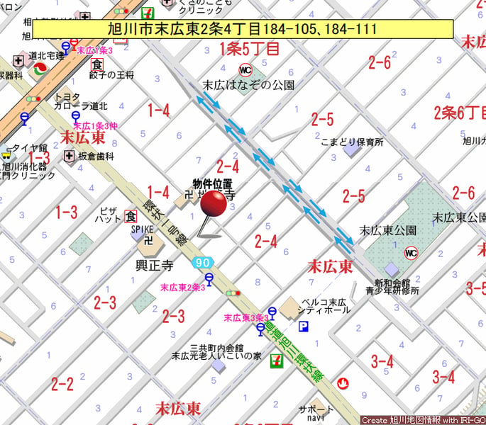 Land in Suehiro Higashi, Asahikawa – photo 3 of 3 – Asahikawa, Asahikawa, Hokkaido, Japan