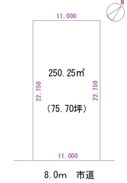 Land in Suehiro Higashi, Asahikawa – photo 2 of 4 – Asahikawa, Asahikawa, Hokkaido, Japan