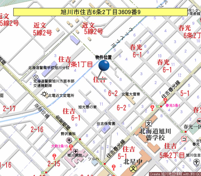 Land in Sumiyoshi, Asahikawa – photo 3 of 3 – Asahikawa, Asahikawa, Hokkaido, Japan