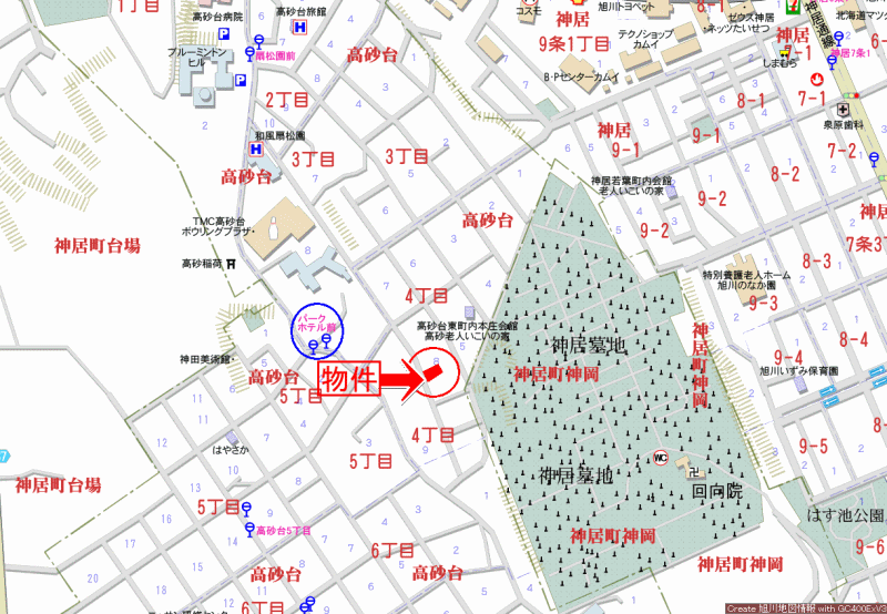 Land in Takasagodai, Asahikawa – photo 3 of 3 – Asahikawa, Asahikawa, Hokkaido, Japan