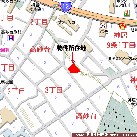 Land in Takasagodai, Asahikawa – photo 5 of 5 – Asahikawa, Asahikawa, Hokkaido, Japan