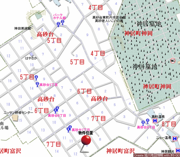 Land in Takasagodai, Asahikawa – photo 7 of 8 – Asahikawa, Asahikawa, Hokkaido, Japan