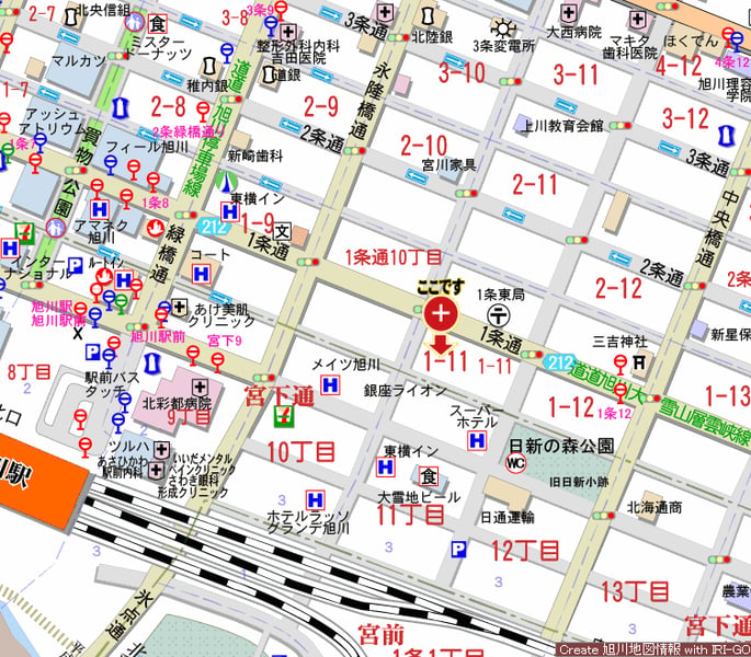 Property in 1 Jōdōri, Asahikawa – photo 3 of 17 – Asahikawa, Asahikawa, Hokkaido, Japan