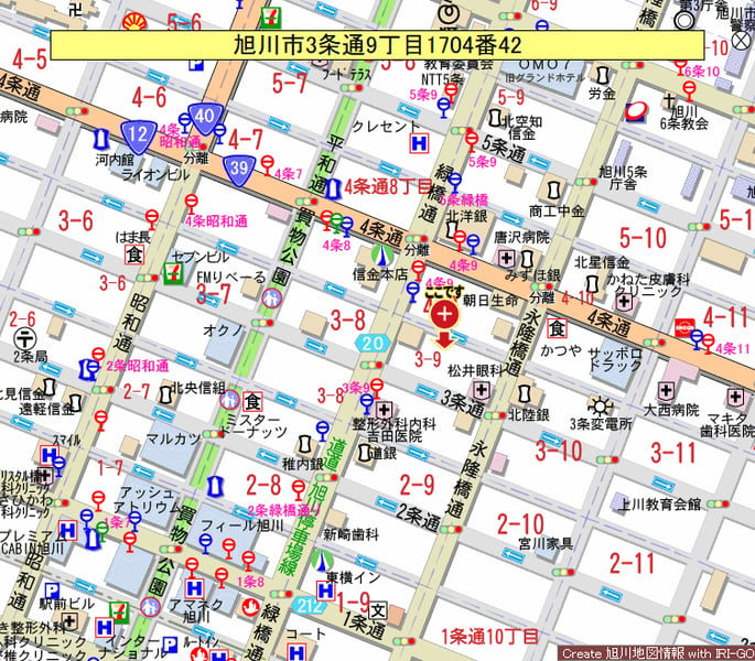 Property in 3 Jōdōri, Asahikawa – photo 2 of 5 – Asahikawa, Asahikawa, Hokkaido, Japan