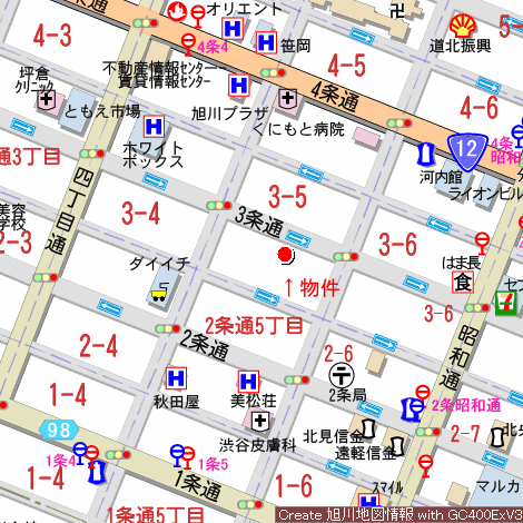 Property in 3 Jōdōri, Asahikawa – photo 20 of 20 – Asahikawa, Asahikawa, Hokkaido, Japan